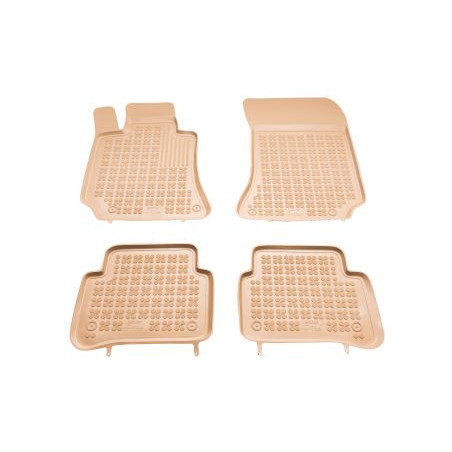 Гумени стелки за MERCEDES E-Class W212 (2009-2016) / CLS C218 (2011-2018) - тип леген бежови