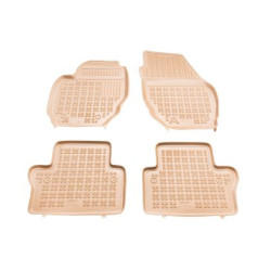 Гумени стелки за VOLVO S80 II (2006-2016) / V70 III / XC70 II (2007-2016) - тип леген бежови