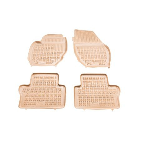 Гумени стелки за VOLVO S80 II (2006-2016) / V70 III / XC70 II (2007-2016) - тип леген бежови