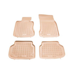 Гумени стелки за BMW 7 Серия F01 (2008-2015) - къса база - тип леген - бежови