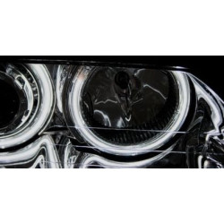 Кристални фарове за BMW E46 седан (1998-2001) - хром