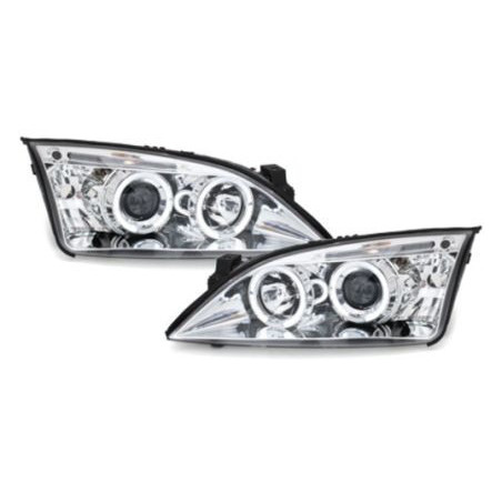 Кристални фарове за Ford Mondeo (2000-2007) - хром
