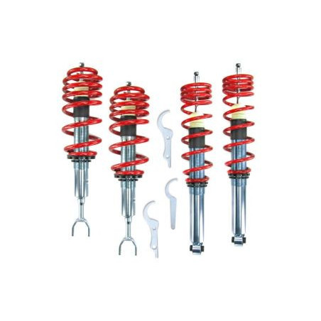 Регулируемо окачване за Audi A4 B5 (1995-2001) - Червени пружини