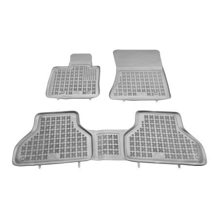 Гумени стелки за BMW X5 E70 (2007-2013) / X6 E71 (2008-2014) - тип леген сиви