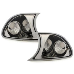 Кристални мигачи до фара BMW E46 кабрио (99-01) - хром