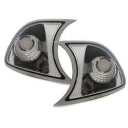 Кристални мигачи до фара BMW E46 кабрио (99-01) - хром