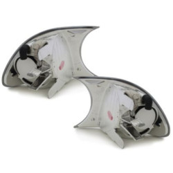 Кристални мигачи до фара BMW E46 кабрио (99-01) - хром