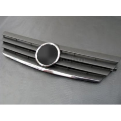 Решетка за Mercedes C203 Coupe (2000-2007) - 4 ребра черна