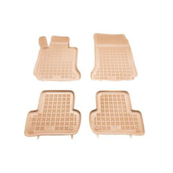Гумени стелки за MERCEDES C-Class W204 (2007-2014) - тип леген бежови