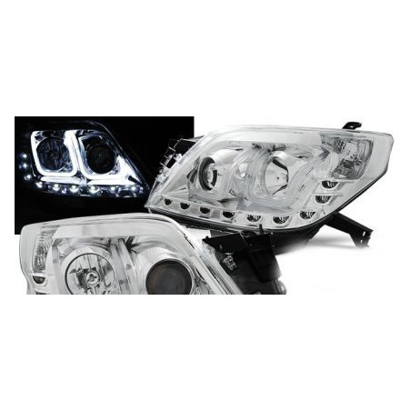 Кристални Фарове за Toyota Land Cruiser 150 (2009+) - хром