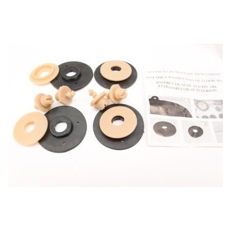 Гумени стелки за Golf 4 / Bora / Beetle / Jetta / Skoda Octavia 1 (1997-2010) / Seat Leon / Seat Toledo (1999-