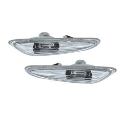 Кристални мигачи BMW E46  (2001-2005) / Е60 / X3 (2004-2009) - хром