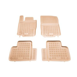 Гумени стелки за MERCEDES ML W166 (2011-2015) / GL X166 (2012-2015) / GLE W166 / GLE C295 (2015-2019) - тип леген бежови