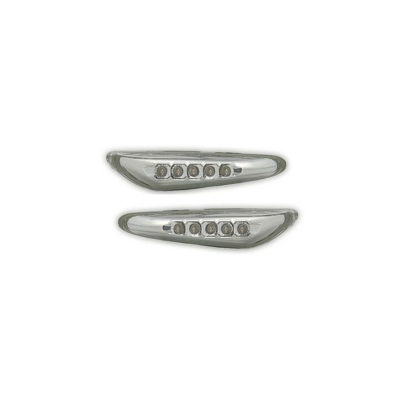 Диодни мигачи BMW E46  (01-05) / Е60 / X3 (04-09) - хром