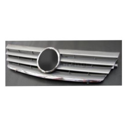 Решетка за Mercedes C203 Coupe (2000-2007) - 4 ребра хром