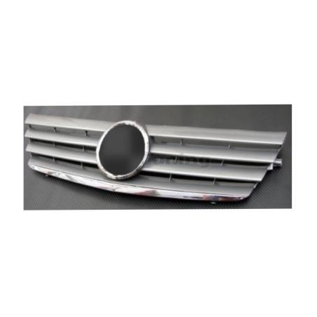 Решетка за Mercedes C203 Coupe (2000-2007) - 4 ребра хром