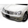 Решетка за Mercedes C203 Coupe (2000-2007) - 4 ребра хром