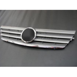 Решетка за Mercedes C203 Coupe (2000-2007) - 4 ребра хром