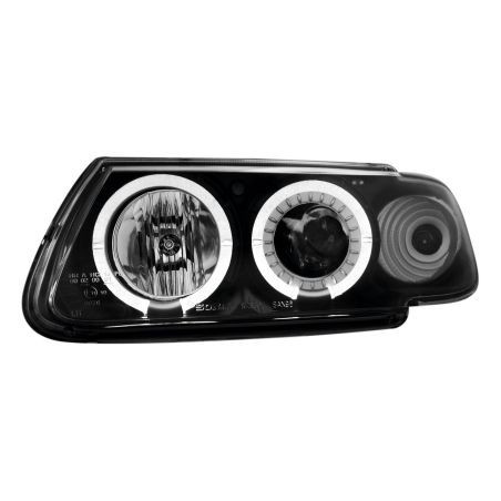 Кристални фарове ANGEL EYES CITROEN SAXO (96-00) - черни