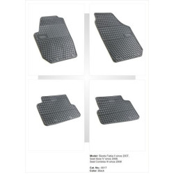 Гумени стелки за SKODA Fabia 2 (2007-2014)
