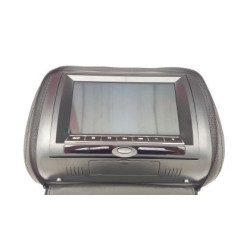 7" DVD плеър в подглавник с USB и безжичен джойстик за видеоигри - черен