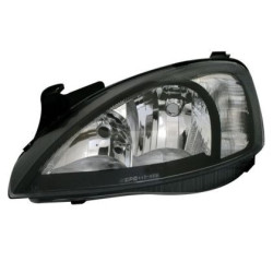 Кристални фарове за Opel Corsa (2001-2006) - черни