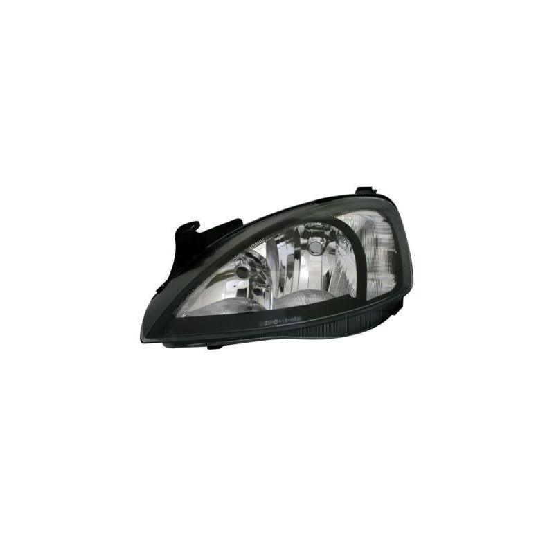 Кристални фарове за Opel Corsa (2001-2006) - черни