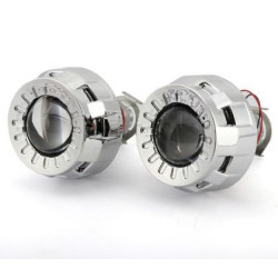 Биксенон лупи за вграждане MORIMOTO MINI 2" - с кръгли капачки