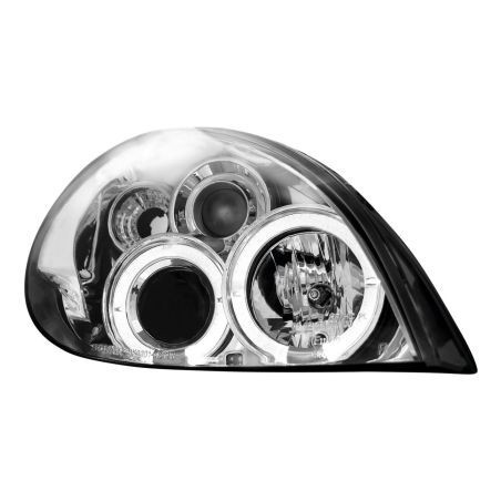 Кристални фарове ANGEL EYES CITROEN XSARA(00-05) ел. рег. - хром