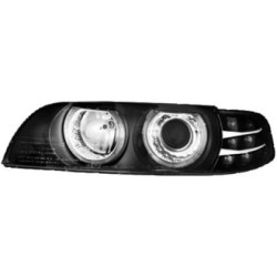 Кристални фарове  Angel Eyes BMW E39  (95-00) - черни