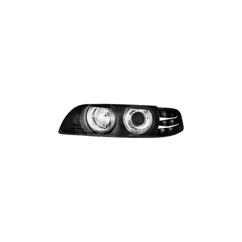 Кристални фарове  Angel Eyes BMW E39  (95-00) - черни