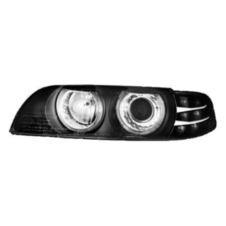 Кристални фарове  Angel Eyes BMW E39  (95-00) - черни