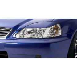 Вежди за фарове за Honda Civic (1996-2001) - черни