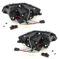 Кристални фарове Angel Eyes BMW Z4 (03-09) - CCFL черни