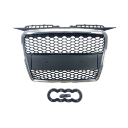 Решетка с поставка за емблема за Audi A3 (2005-2008) - RS-Look с Хромрамка