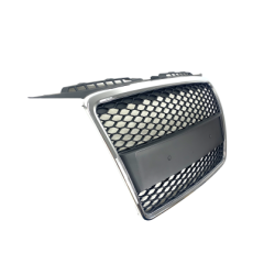 Решетка с поставка за емблема за Audi A3 (2005-2008) - RS-Look с Хромрамка