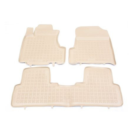 Гумени стелки за HONDA CR-V III (2007-2012) - тип леген бежови