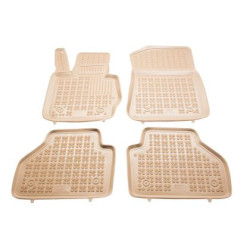 Гумени стелки за BMW Х3 F25 (2010-2017) / X4 F26 (2014-2018) - тип леген бежови