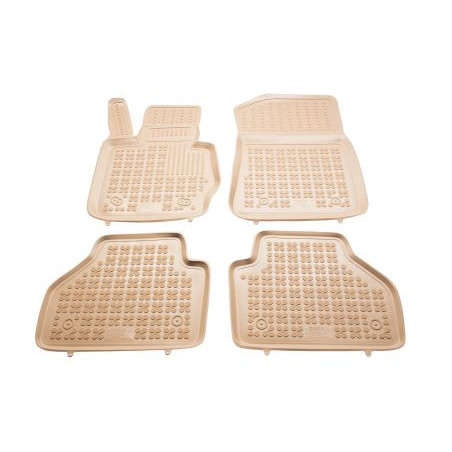 Гумени стелки за BMW Х3 F25 (2010-2017) / X4 F26 (2014-2018) - тип леген бежови