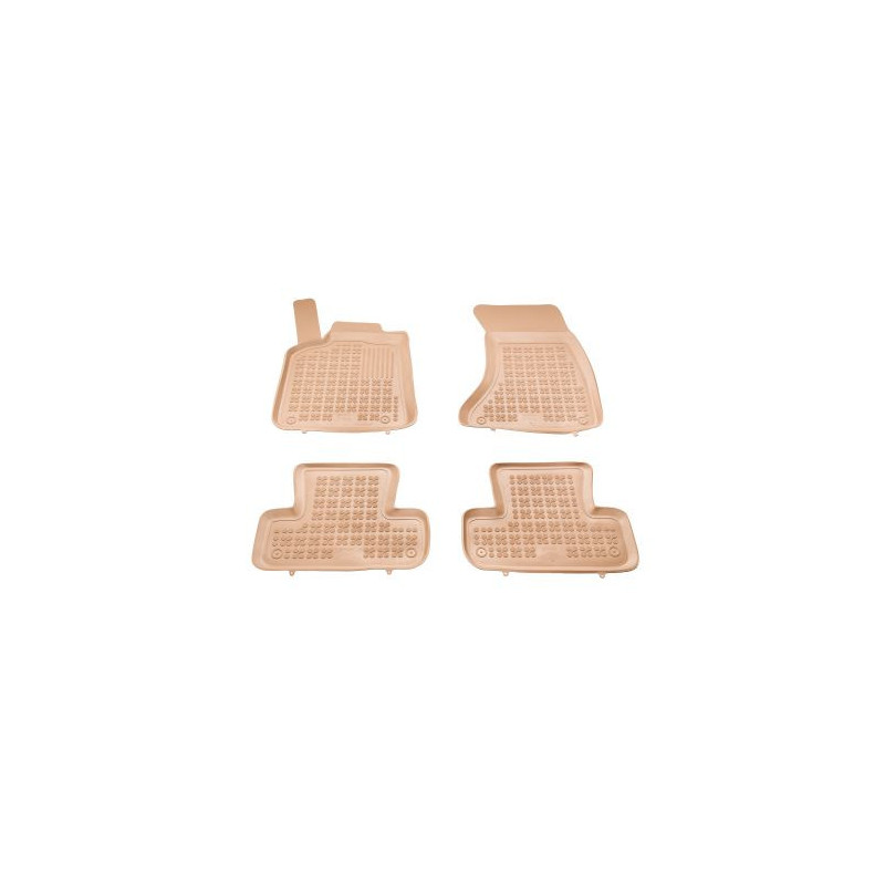 Гумени стелки за AUDI Q5 I 8R (2008-2017) - тип леген бежов