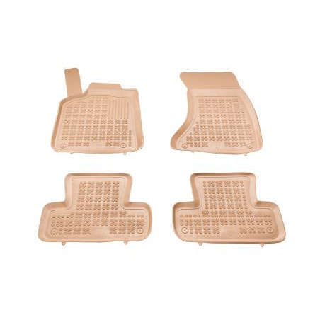 Гумени стелки за AUDI Q5 I 8R (2008-2017) - тип леген бежов