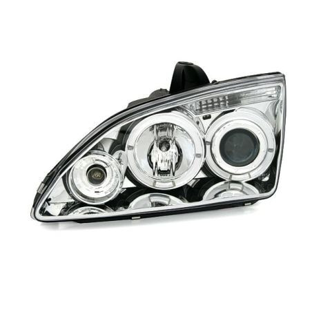 Кристални фарове FORD FOCUS (05-08)- хром