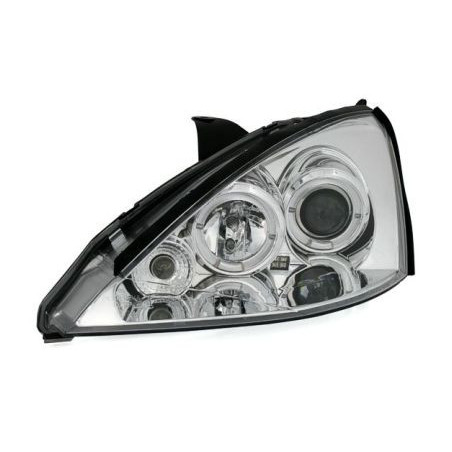 Кристални фарове FORD FOCUS (98-01)- хром