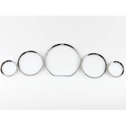 Рингове за табло хромирани  Mercedes W140