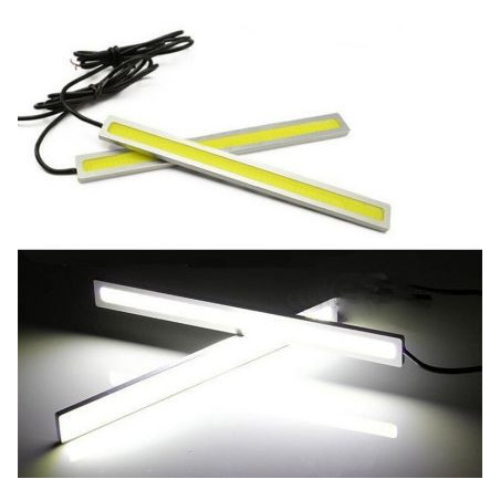 Универсални диодни светлини COB 14CM 10W - силвър