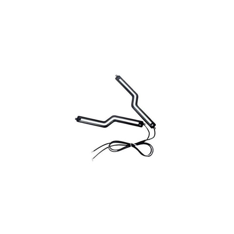 Универсални диодни светлини COB 18CM 12W - черен корпус