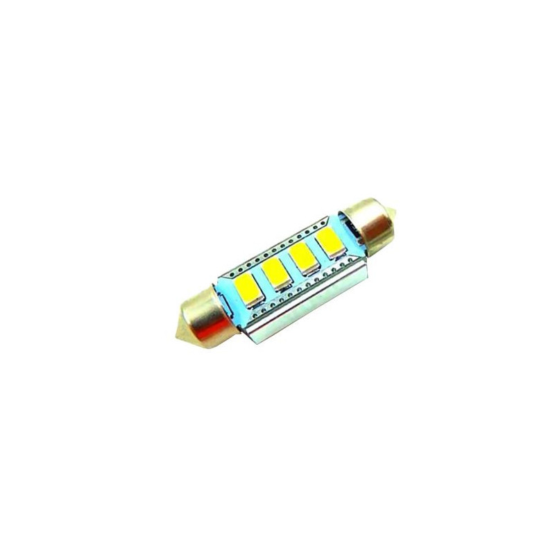 Лед крушки за плафон Canbus с 4 SMD диода 5630 42мм