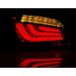 Диодни стопове лайтбар дизайн за BMW E60 (2003-2007) - опушен мигач