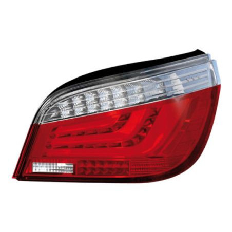 Диодни стопове лайтбар дизайн за BMW E60 (2003-2007) - бял мигач