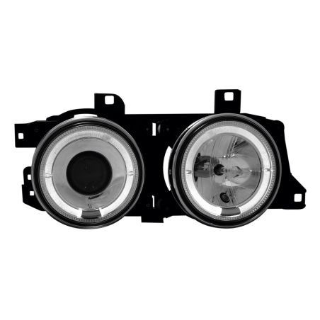 Кристални фарове  Angel Eyes BMW E32 / E34  (89-95) - хром
